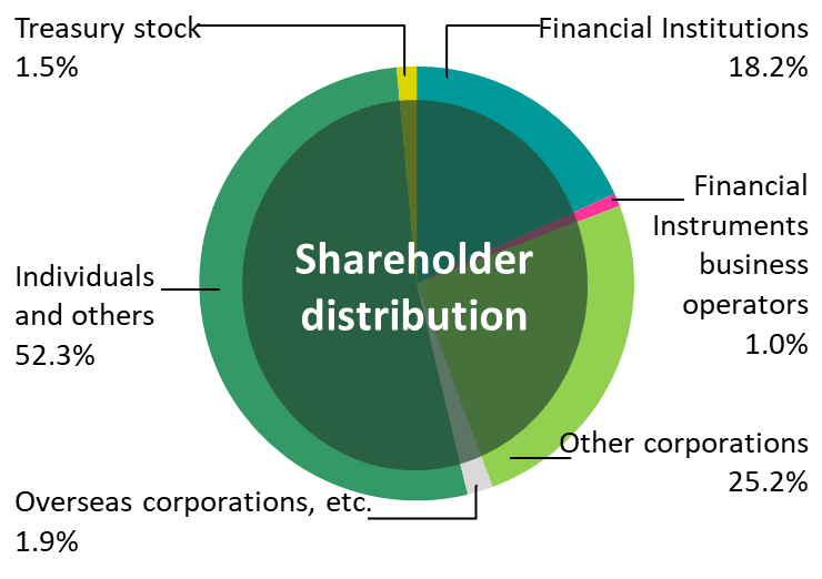 Shareholder distribution