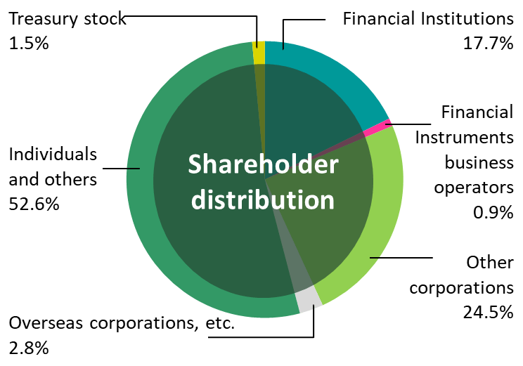 Shareholder distribution