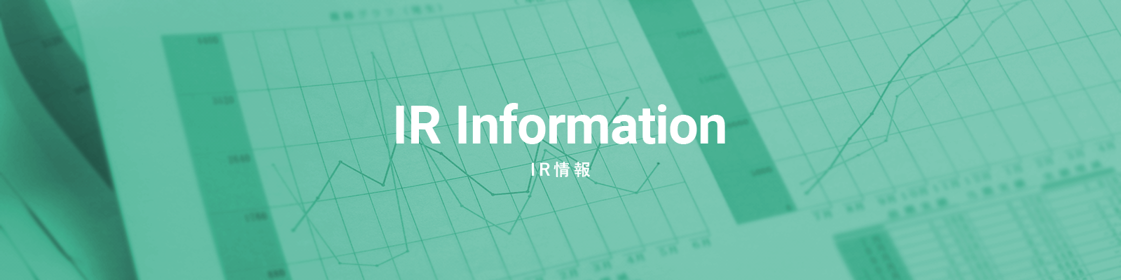 IR INFORMATION / IR情報